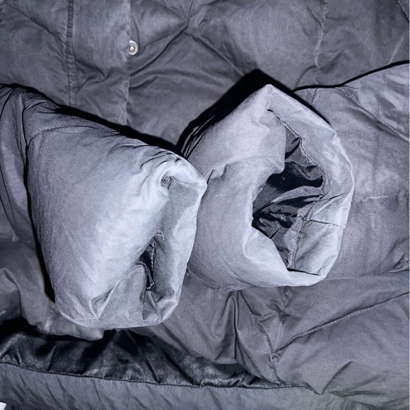 The North Face Dark Gray / Black 550 Down Full Length Winter Coat size Smalll - Picture 8 of 8